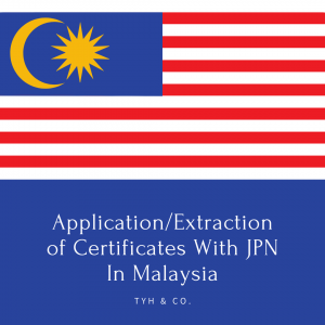 Application For Certificate Of Single Status And Other Certificates With The National Registration Department Of Malaysia